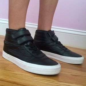Black Quilted Vans